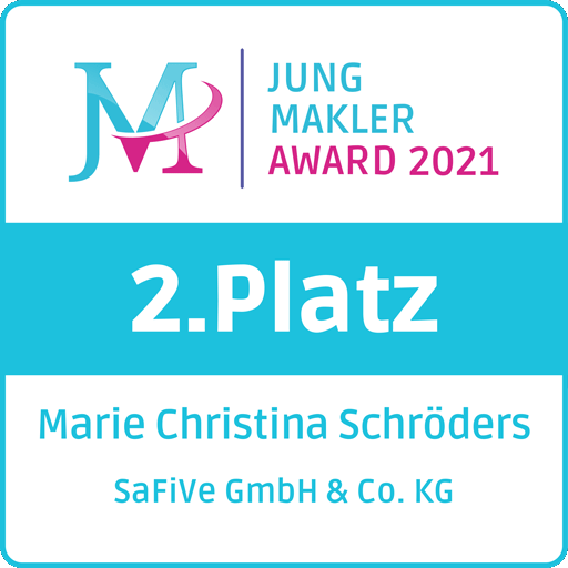 Ehrung Jungmakler Award 2021 - Marie Christina Schröders